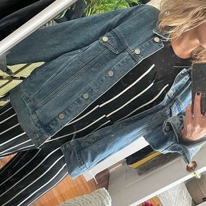 Missguided oversized denim jacket. LIKE NEW!